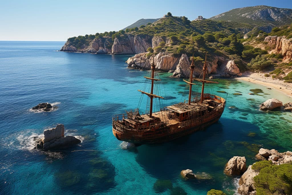 Zakynthos, une île pittoresque célèbre pour son naufrage et un endroit incroyable à visiter en Grèce.